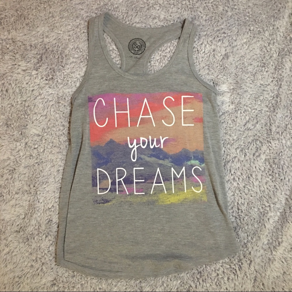 chase your dreams tank top